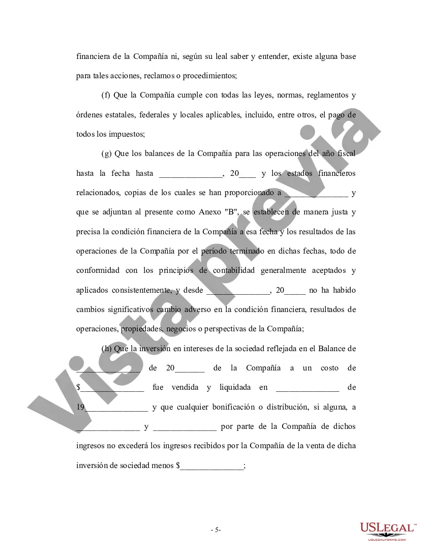 Preview Acuerdo de accionista y corporación para emitir acciones adicionales a un tercero para obtener capital