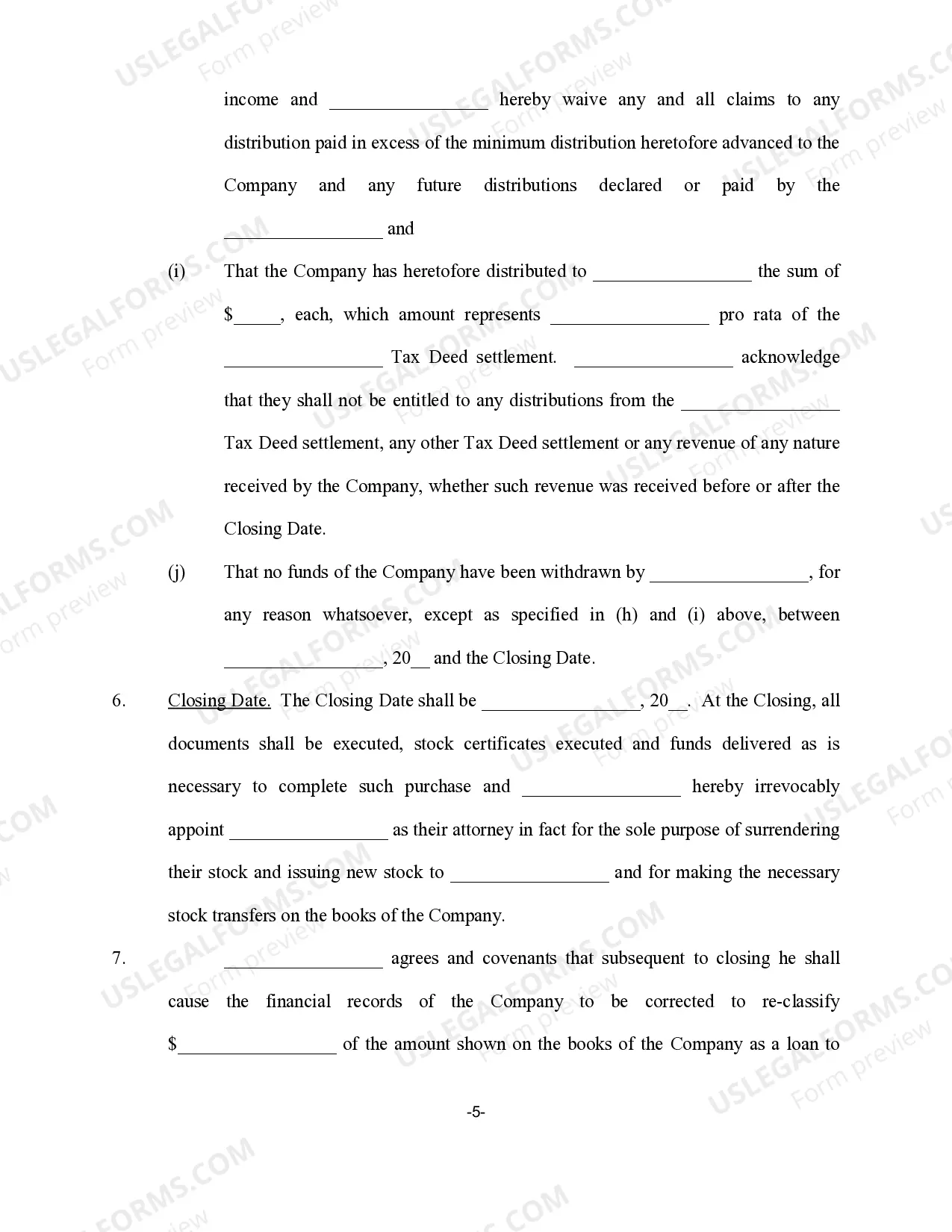 Preview Stock Sale and Purchase Agreement - Sale of Corporation and all stock to Purchaser