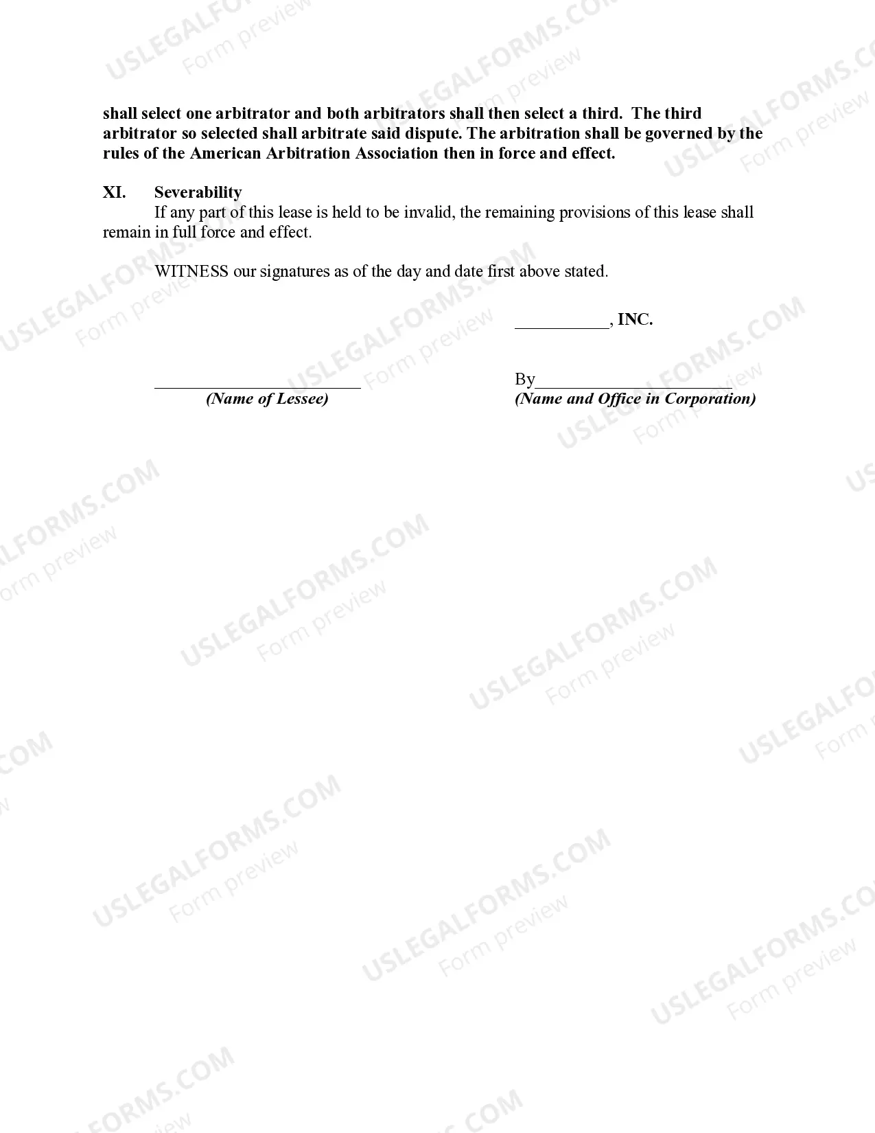 Preview Lease of Taxicab