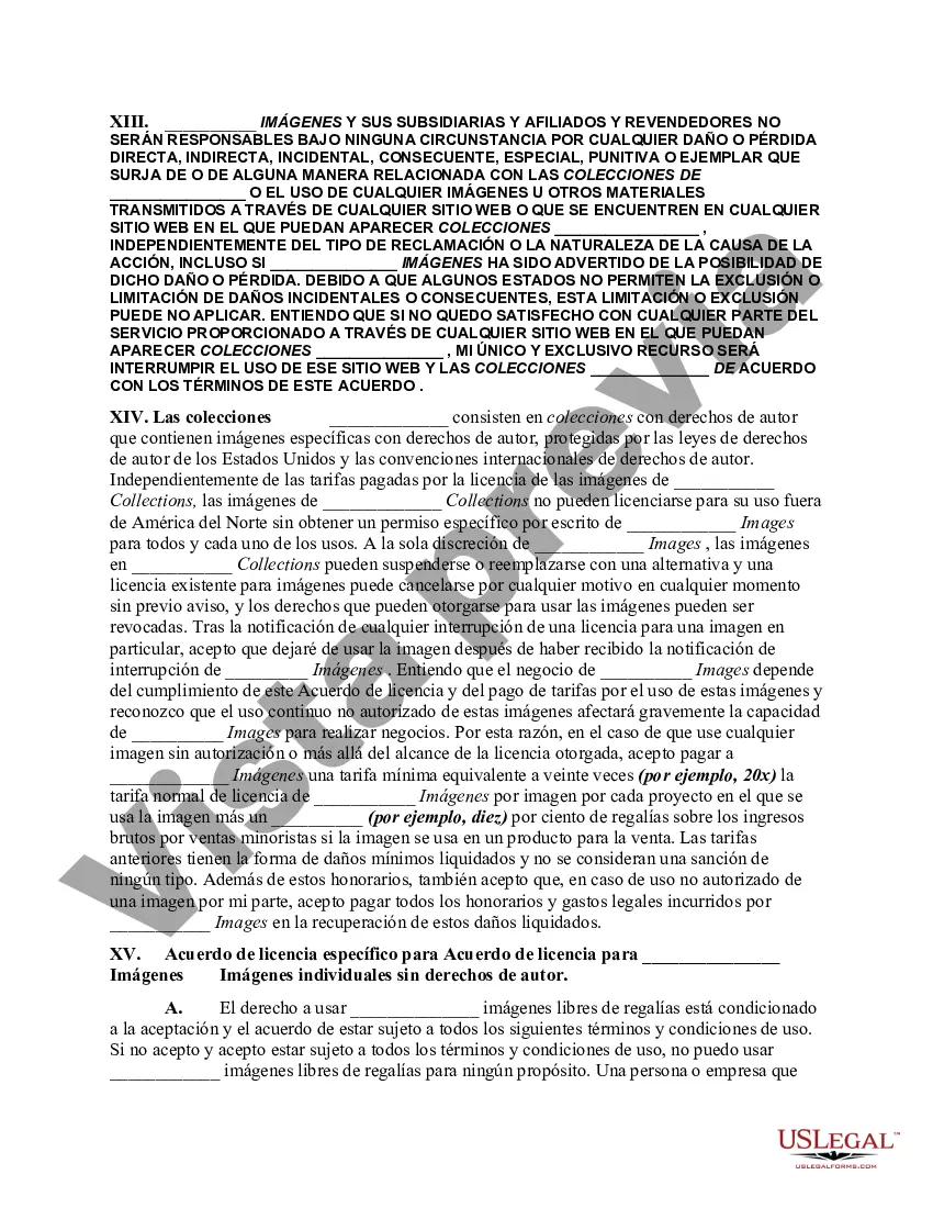 Preview Acuerdo de licencia de usuario final para imágenes libres de regalías