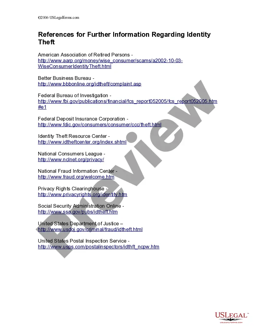Get Checklist for Remedying Identity Theft of Deceased Persons Preview Checklist for Remedying Identity Theft of Deceased Persons