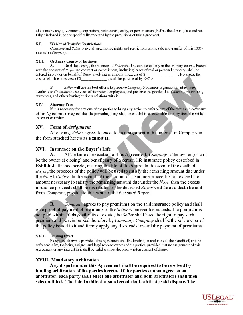 Get Agreement for Sale of all Rights, Title and Interest in Limited Liability Company LLC Preview Agreement for Sale of all Rights, Title and Interest in Limited Liability Company LLC