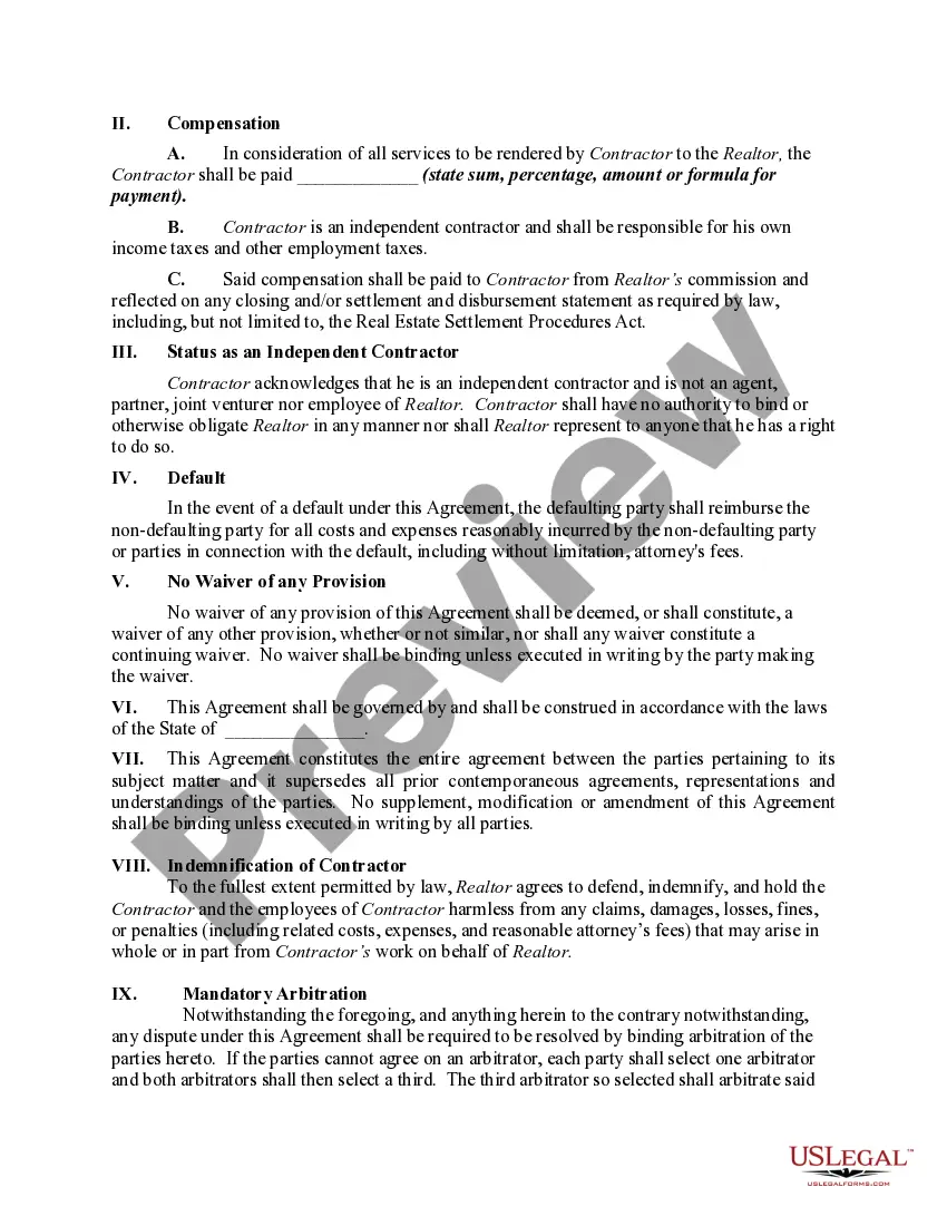 Get Contract to Assist Real Estate Agent or Realtor in Closing Sale of Residential Property Preview Contract to Assist Real Estate Agent or Realtor in Closing Sale of Residential Property