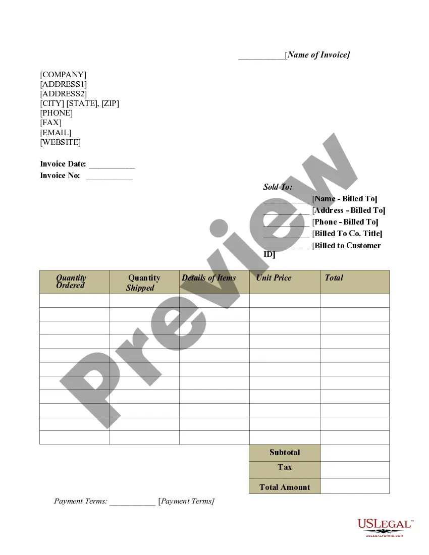 Preview Invoice 3