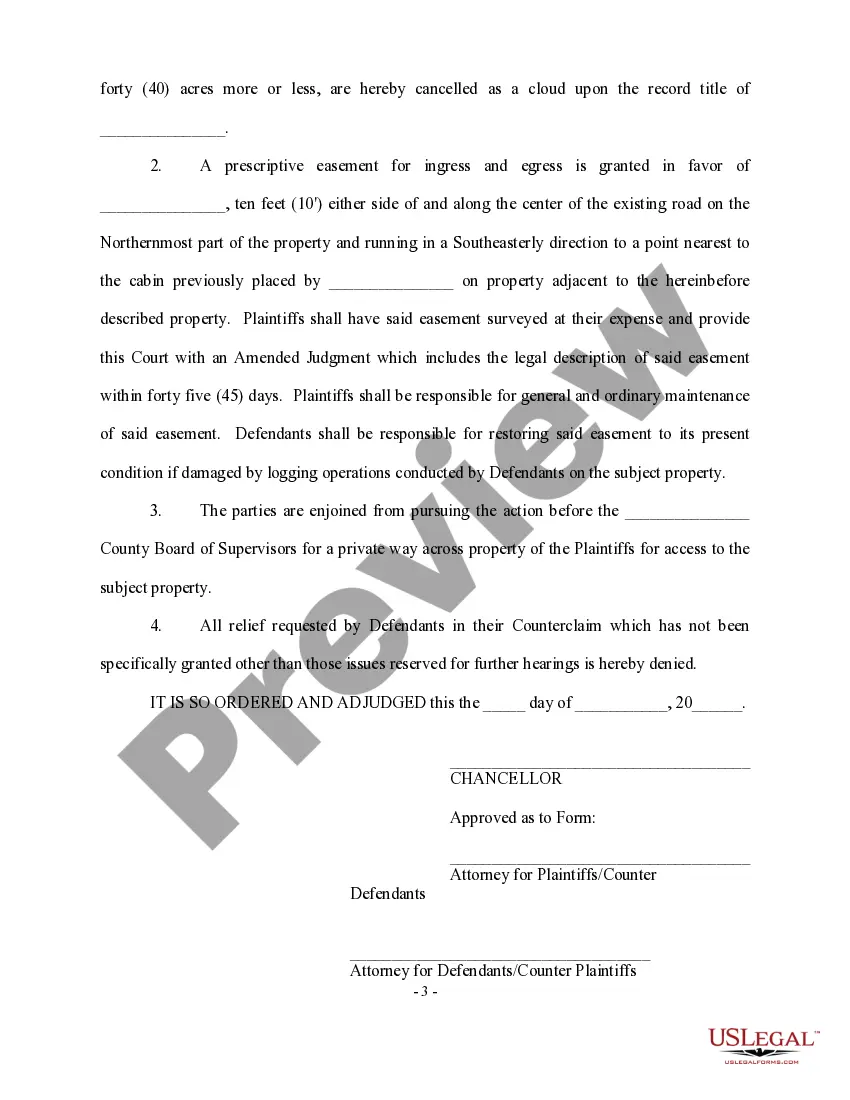 Get Judgment regarding Boundary Line Dispute Preview Judgment regarding Boundary Line Dispute