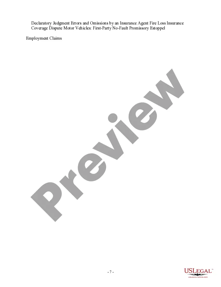 Get List of Causes of Action Preview List of Causes of Action