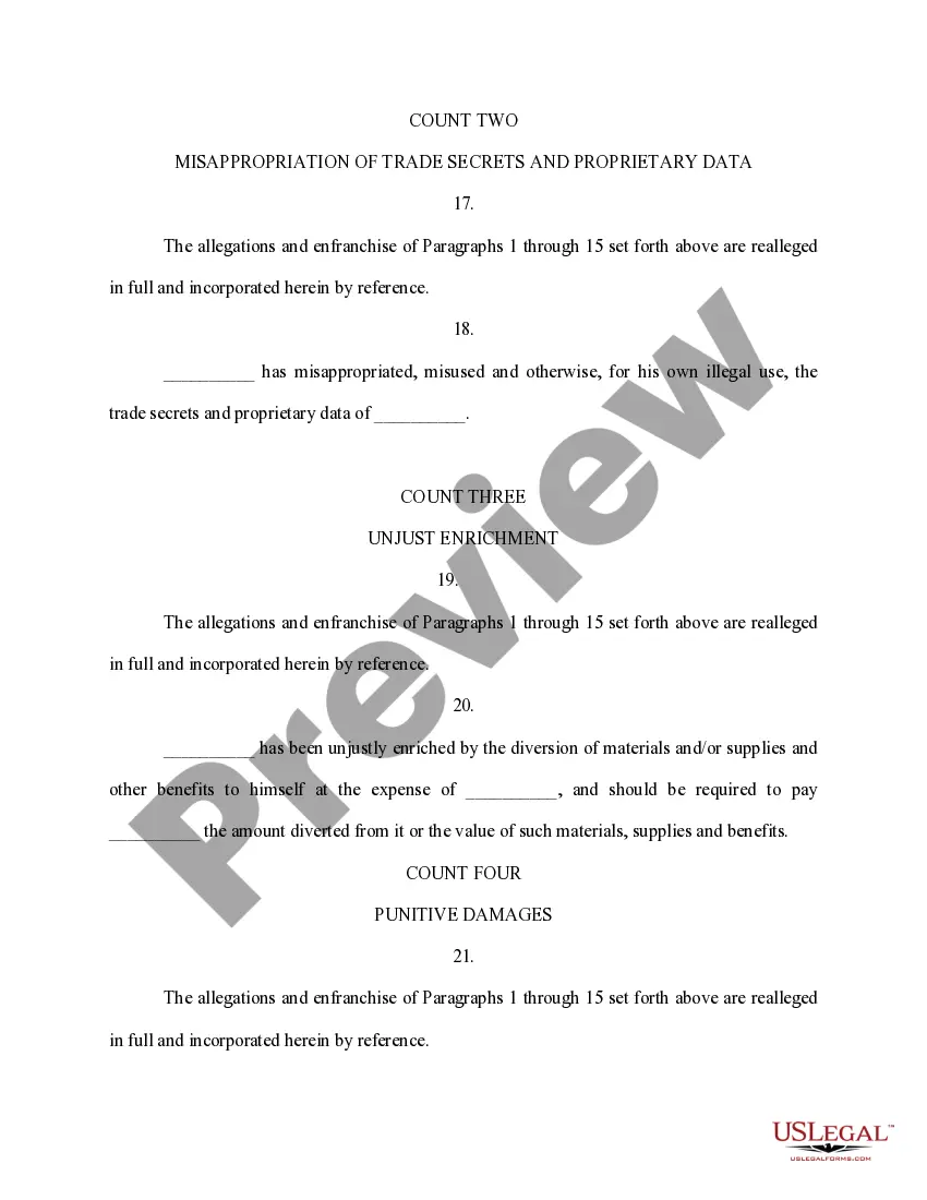 Get Complaint for Breach of Fiduciary Duty - Trust Preview Complaint for Breach of Fiduciary Duty - Trust
