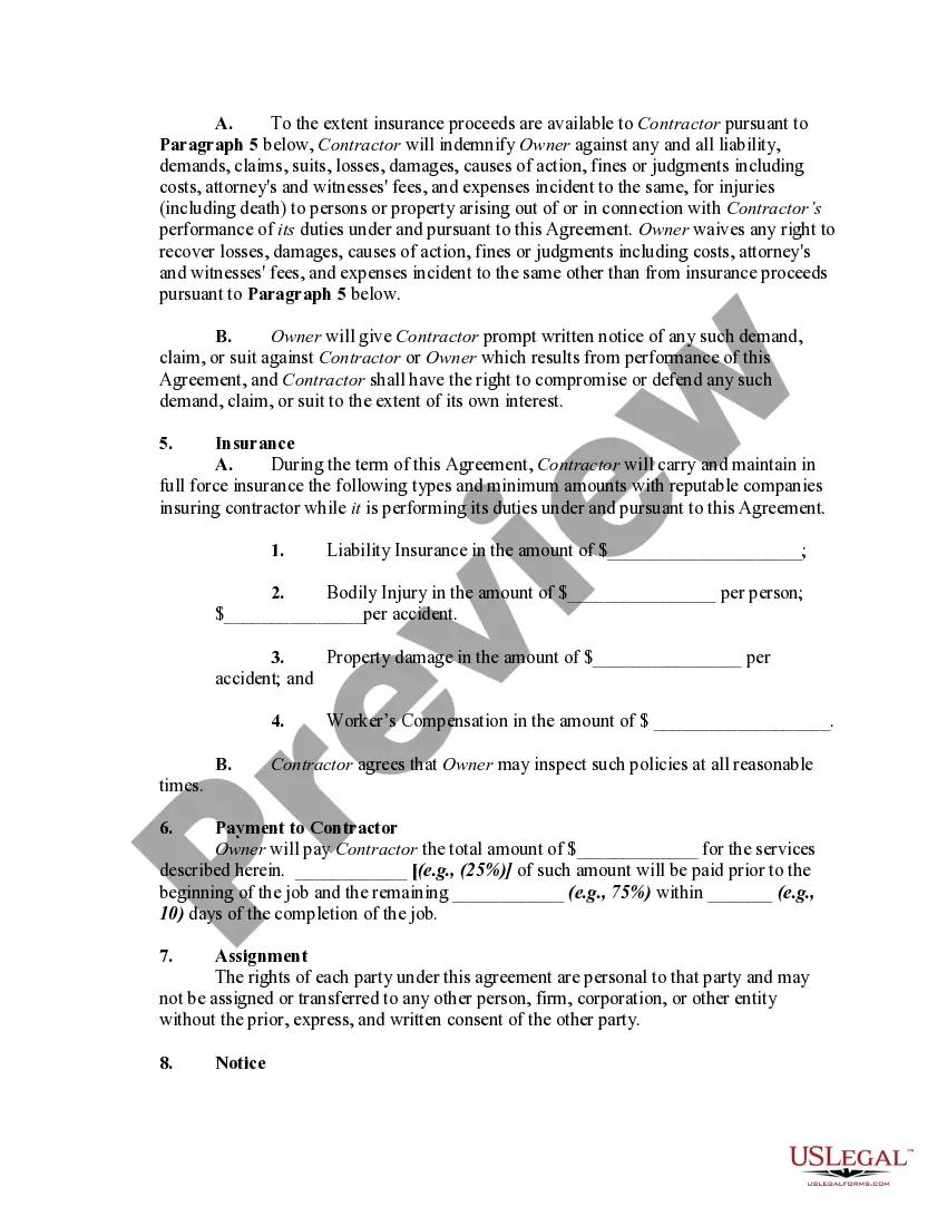 Get Rototilling or Snow Plowing Agreement Preview Rototilling or Snow Plowing Agreement