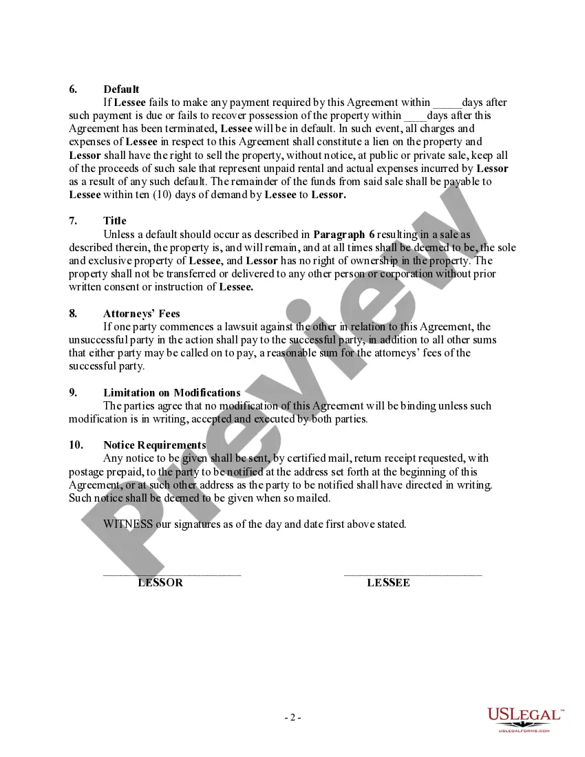 Get Agreement to Store Certain Personal Property in Portion of Garage Preview Agreement to Store Certain Personal Property in Portion of Garage