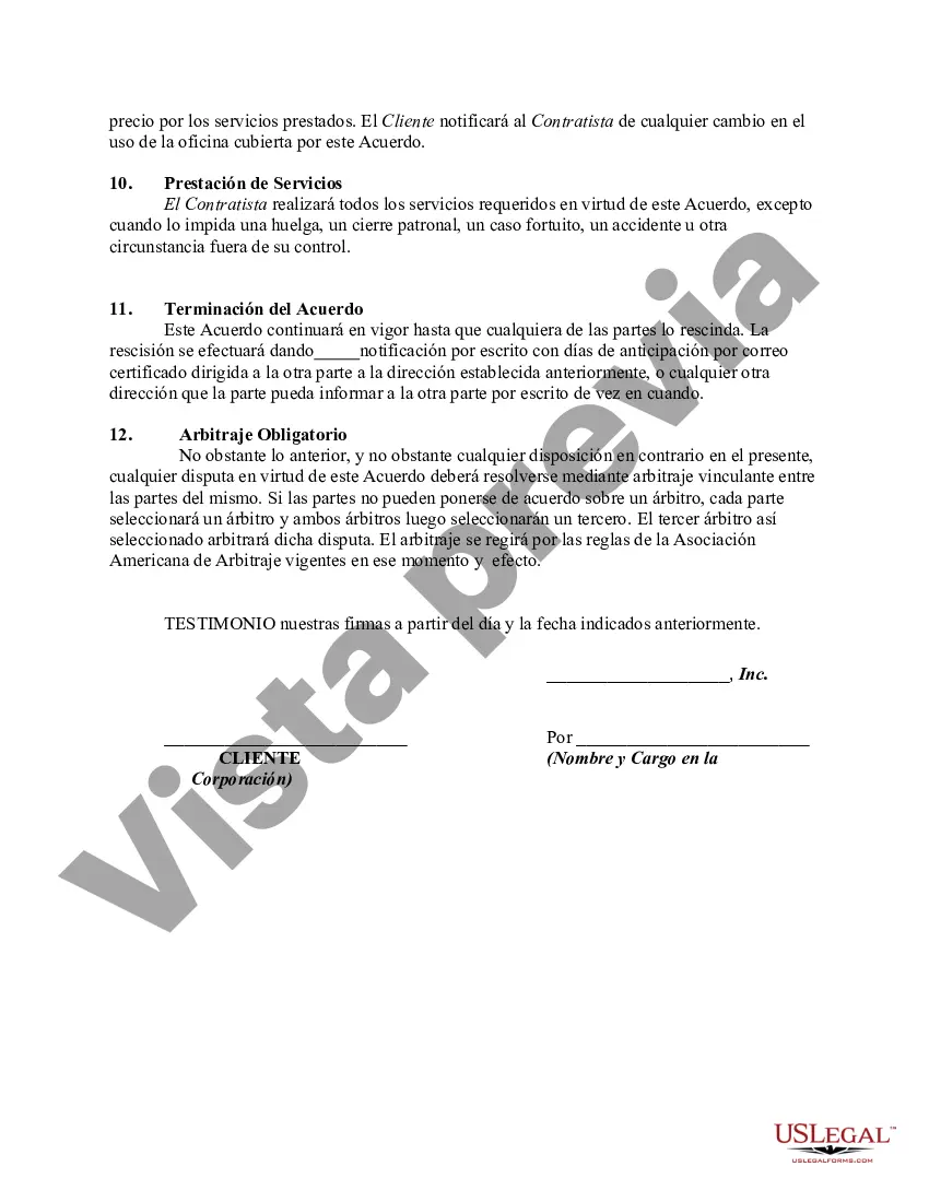 Get Acuerdo de Servicios de Trituración y Eliminación de Documentos Preview Acuerdo de Servicios de Trituración y Eliminación de Documentos