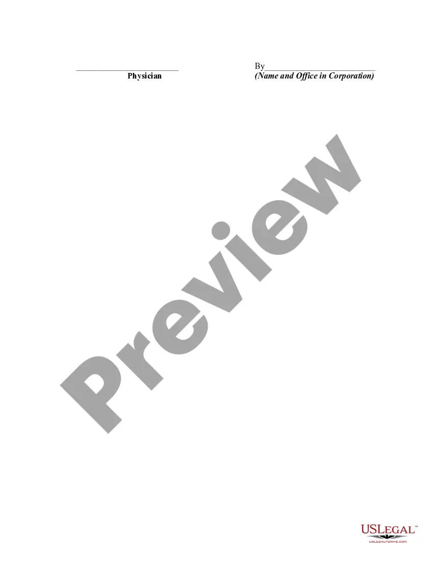 Preview Administrative Services Agreement with Physicians