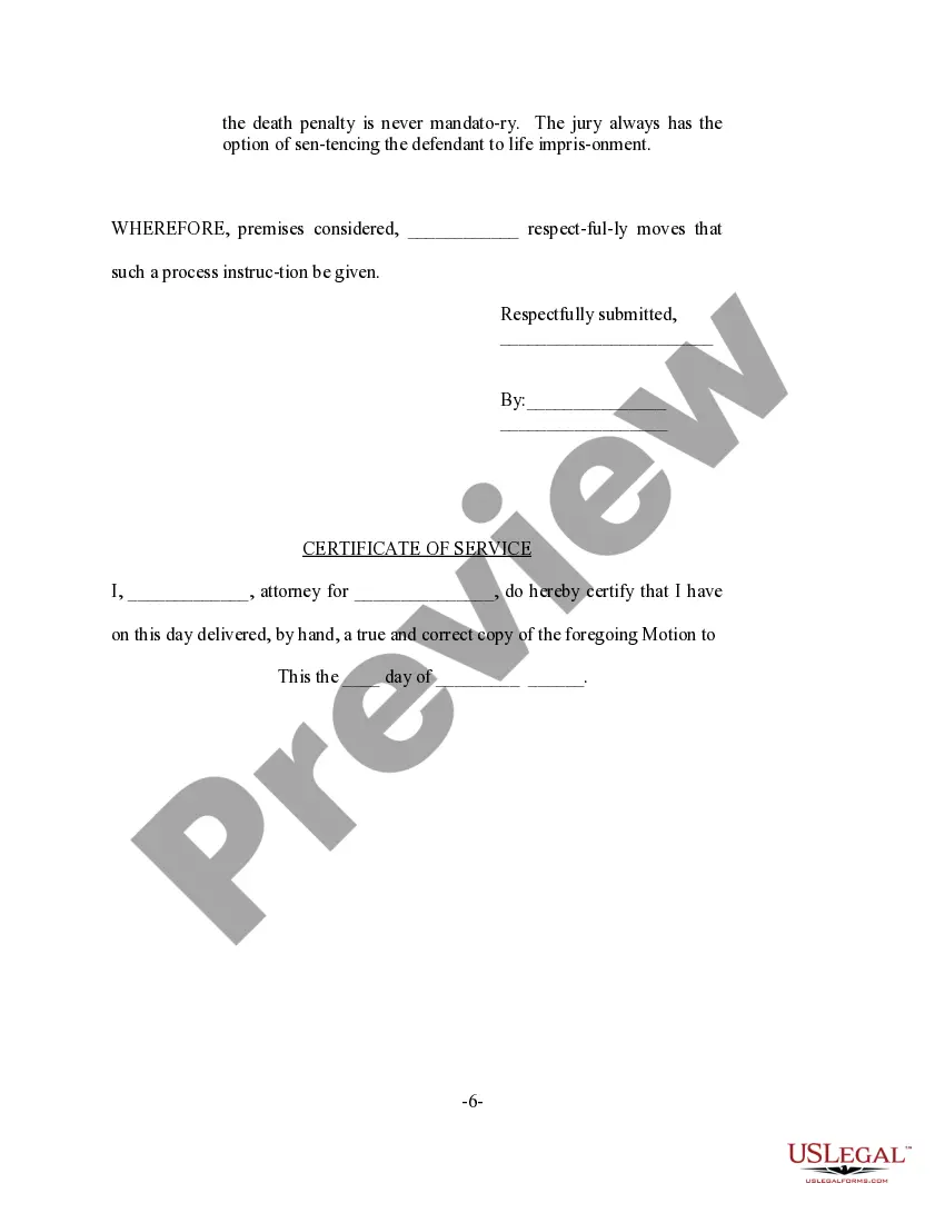 Get Motion for Process Instructions Preview Motion for Process Instructions