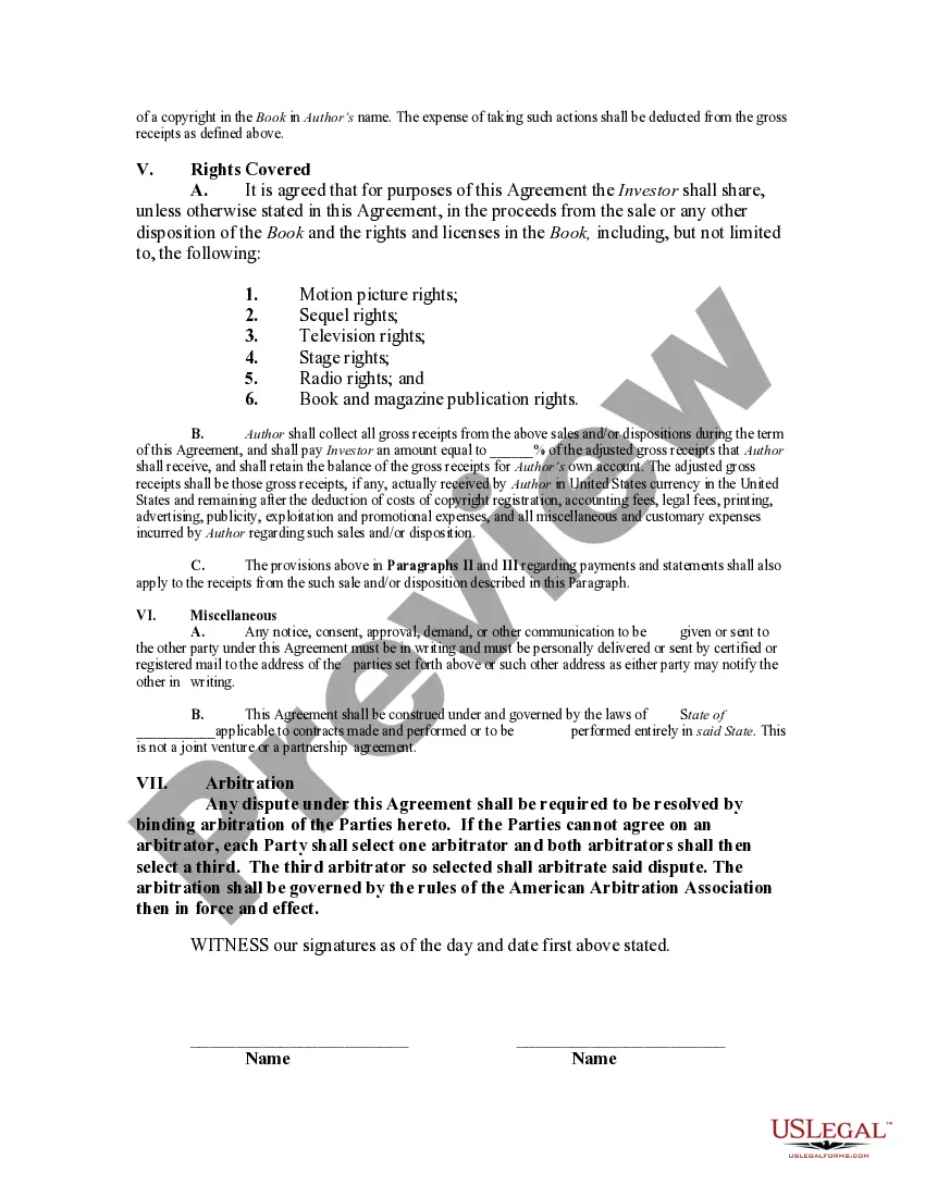 Get Agreement to Co-Publish Book Preview Agreement to Co-Publish Book