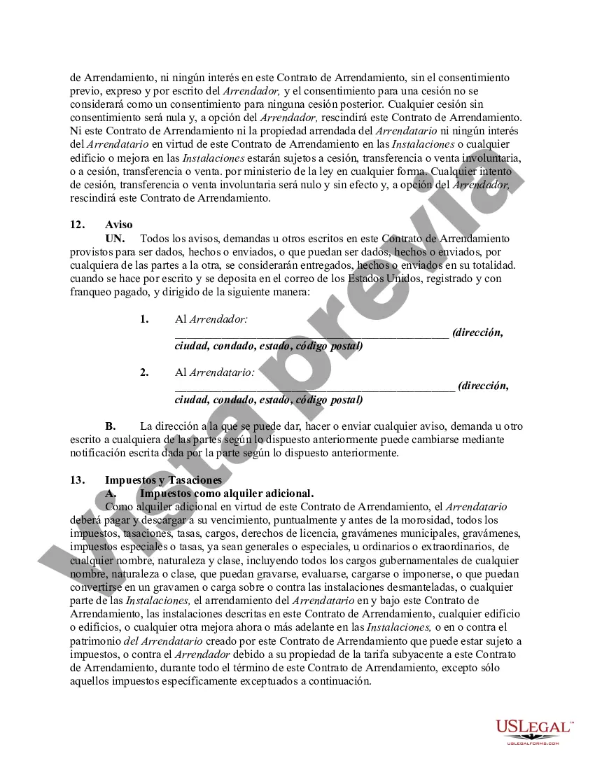 Preview Arrendamiento de Terreno Comercial con Arrendatario para Construir Mejoras - Alquiler de Bienes Raíces