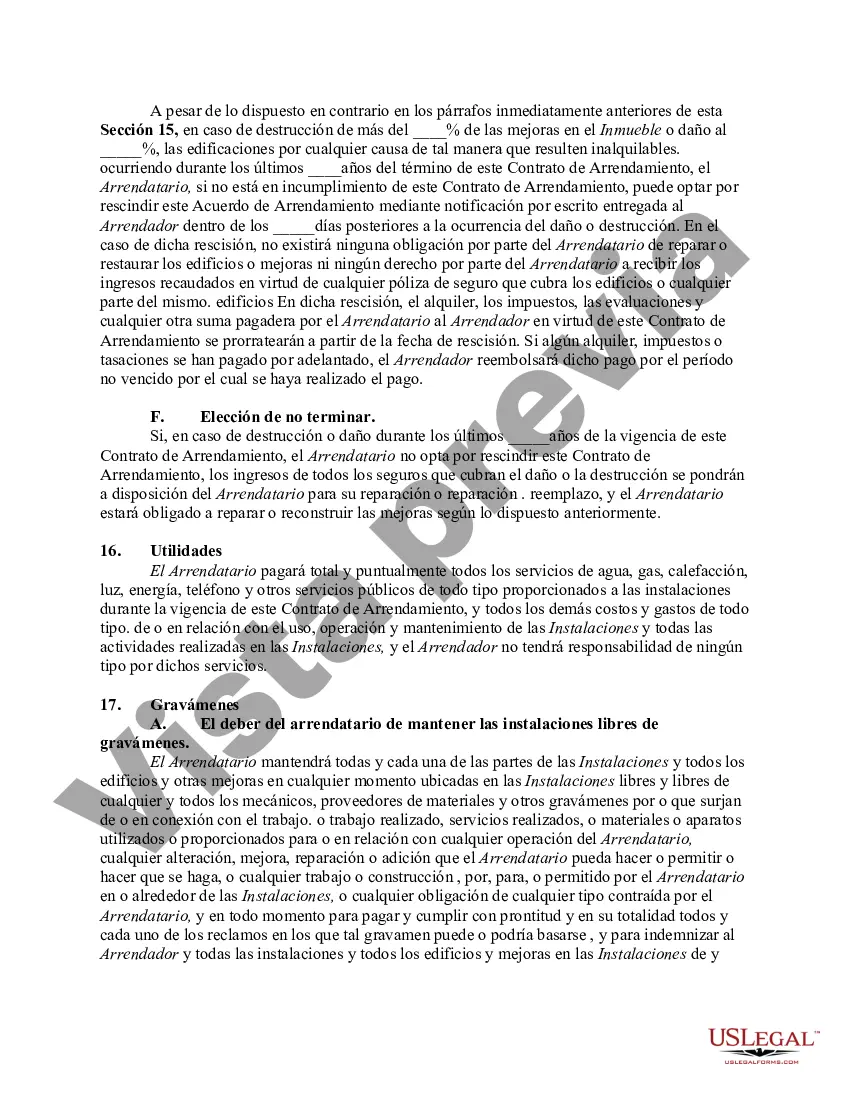 Preview Arrendamiento de Terreno Comercial con Arrendatario para Construir Mejoras - Alquiler de Bienes Raíces