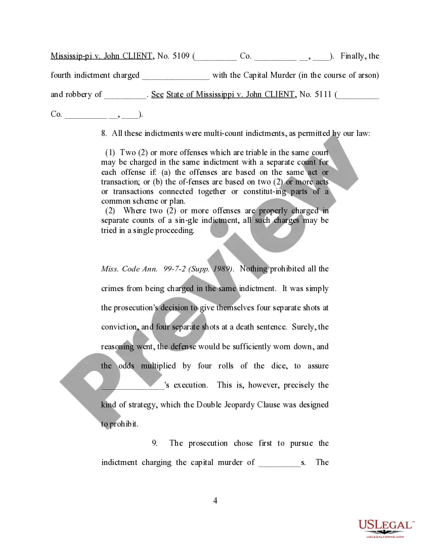 Get Rule 5a Petition for Permission to Appeal Order Denying Motion to Bar Reprosecution Under Double Jeopardy Clause Preview Rule 5a Petition for Permission to Appeal Order Denying Motion to Bar Reprosecution Under Double Jeopardy Clause