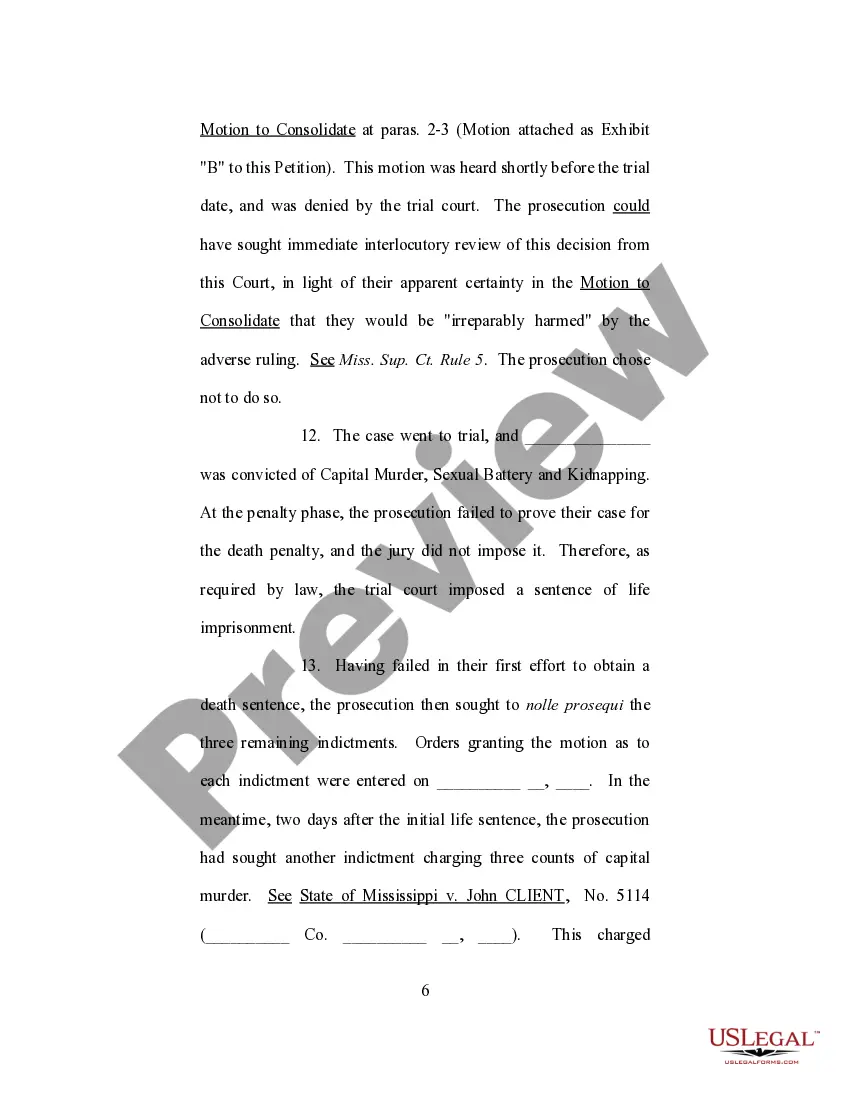 Get Rule 5a Petition for Permission to Appeal Order Denying Motion to Bar Reprosecution Under Double Jeopardy Clause Preview Rule 5a Petition for Permission to Appeal Order Denying Motion to Bar Reprosecution Under Double Jeopardy Clause