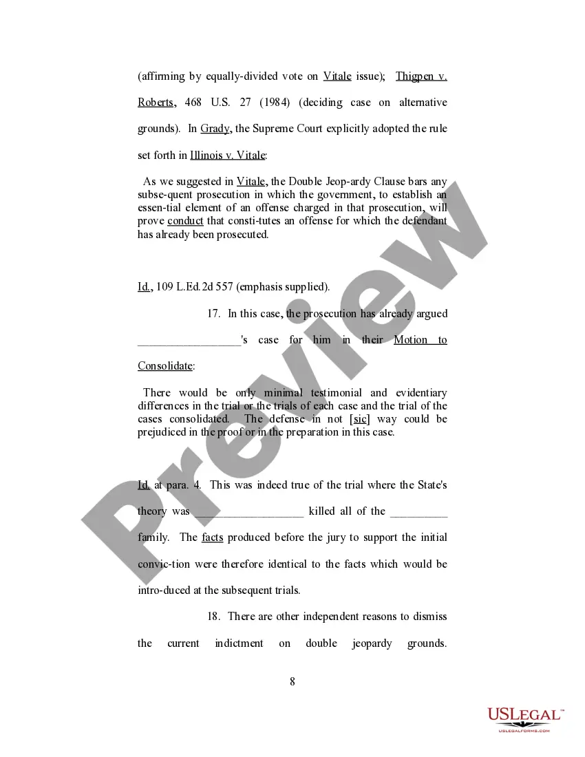 Get Rule 5a Petition for Permission to Appeal Order Denying Motion to Bar Reprosecution Under Double Jeopardy Clause Preview Rule 5a Petition for Permission to Appeal Order Denying Motion to Bar Reprosecution Under Double Jeopardy Clause
