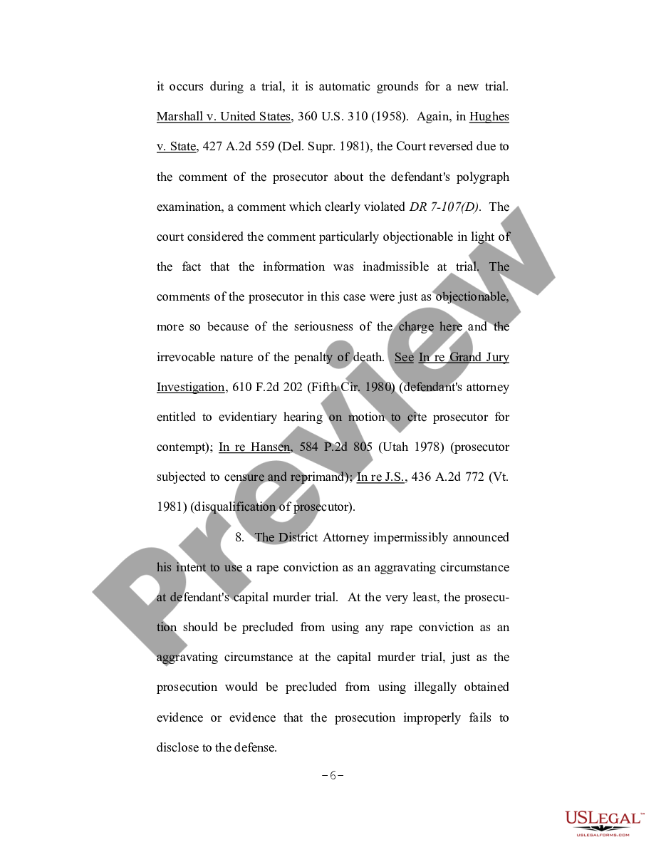 page 5 Motion to Remedy Prosecutorial Abuse preview