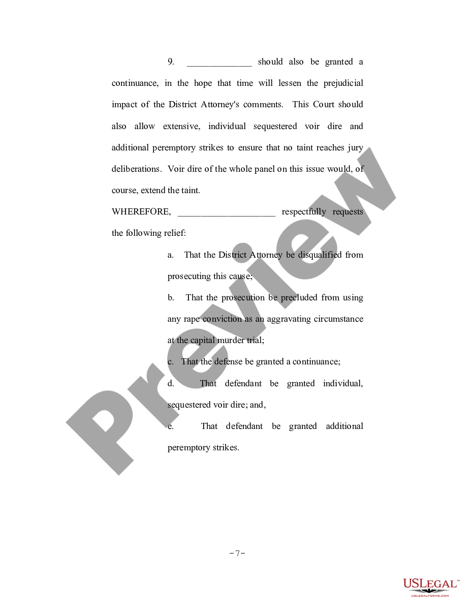 page 6 Motion to Remedy Prosecutorial Abuse preview