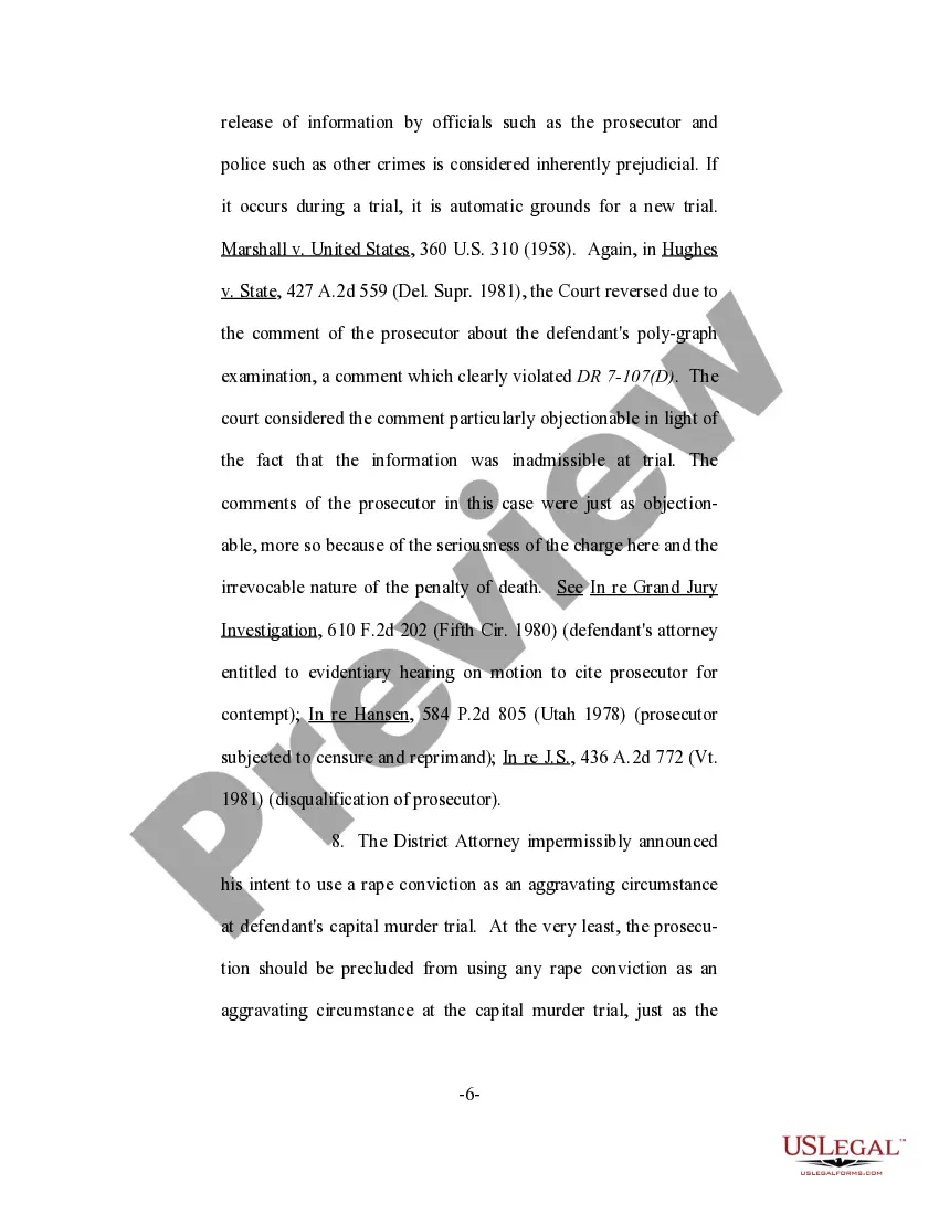 Get Motion to Remedy Prosecutorial Abuse Preview Motion to Remedy Prosecutorial Abuse