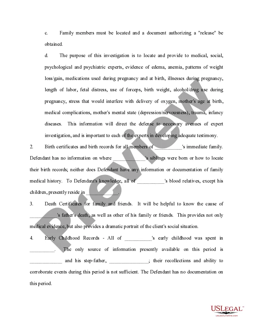 Get Motion for Allowance to Hire Investigator and Translator Preview Motion for Allowance to Hire Investigator and Translator