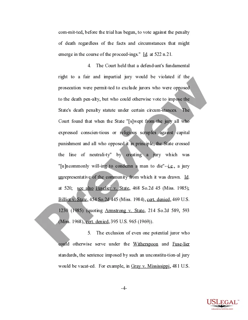 Preview Motion to Preclude the Prosecution from Using Peremptory Challenges to Exclude Black Persons and Members of Other Groups