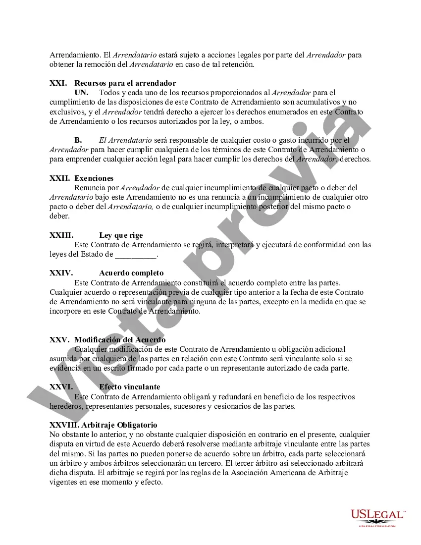 Preview Arrendamiento de tienda minorista con alquiler adicional basado en el porcentaje de ingresos brutos - Bienes raíces