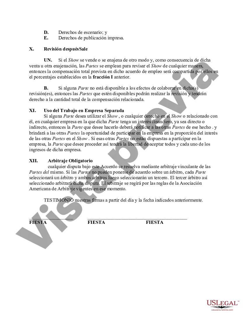 Preview Acuerdo para coproducir un programa de radio sindicado