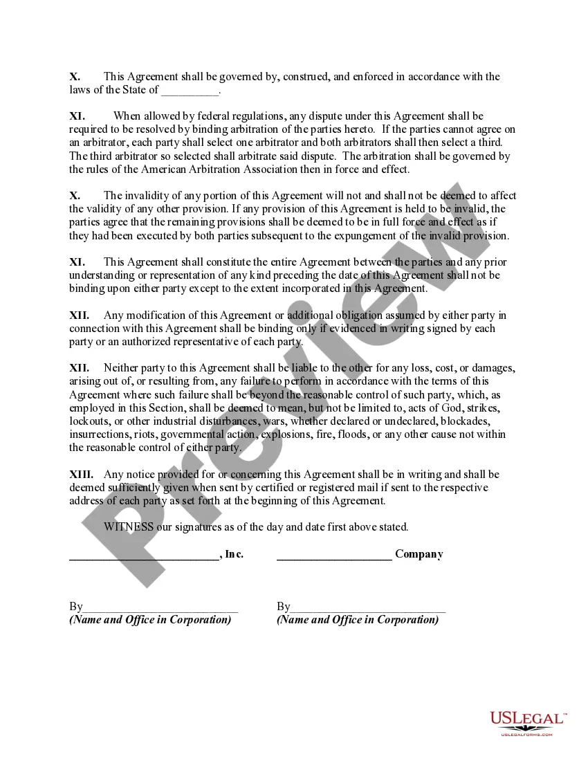 Preview Exclusive Shipping Agreement Between Licensed Transportation Broker and Organization