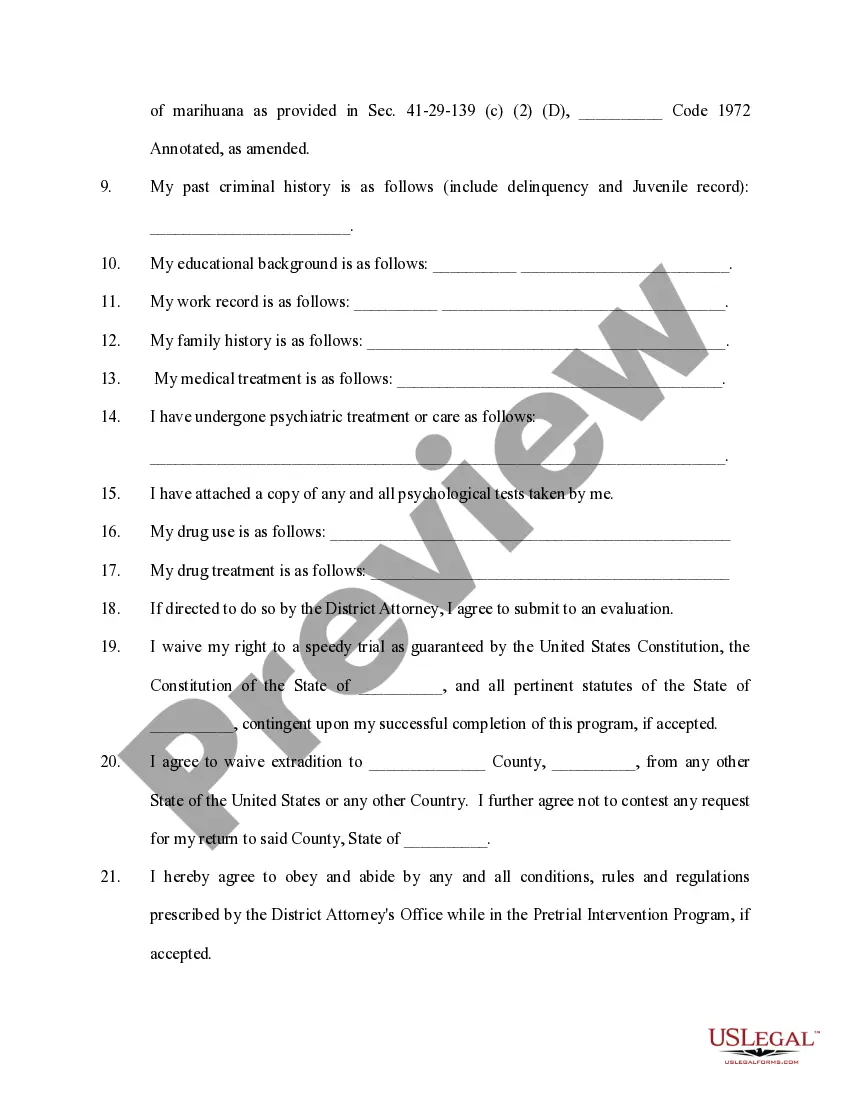 Get Application for Acceptance into the Pretrial Intervention Program of the Twentieth Circuit Court District Preview Application for Acceptance into the Pretrial Intervention Program of the Twentieth Circuit Court District