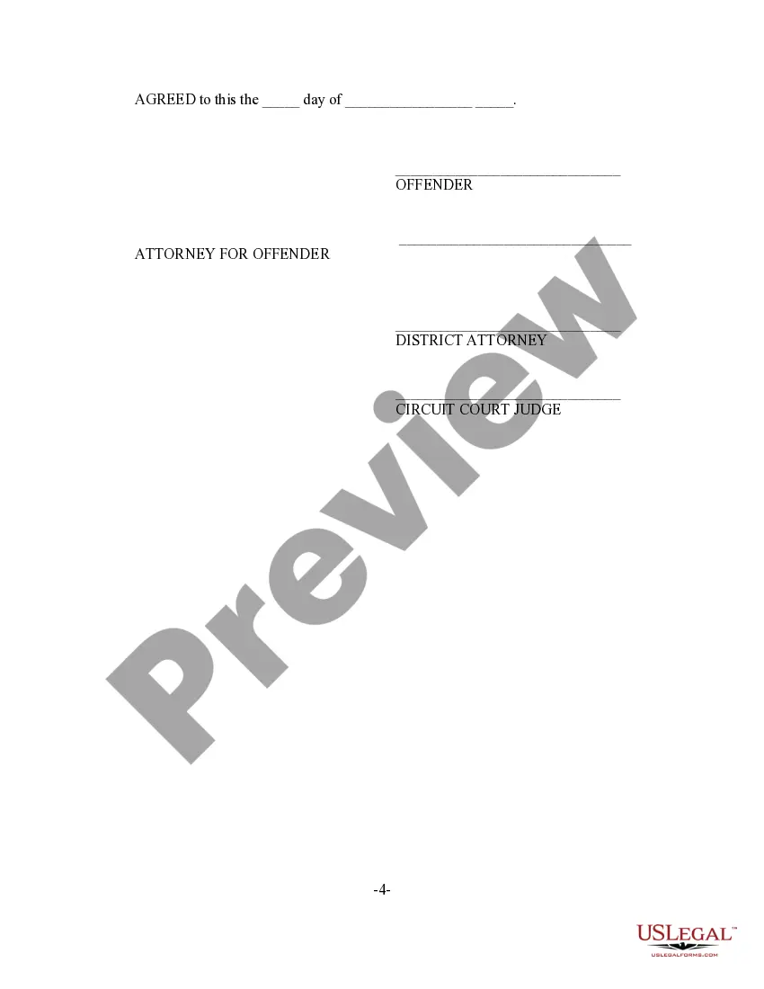 Get Pretrial Intervention Agreement Preview Pretrial Intervention Agreement