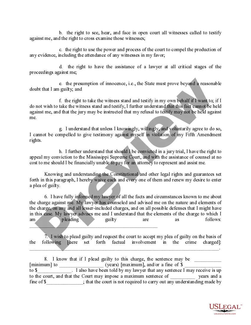 Get Petition to Enter Plea of Guilty Preview Petition to Enter Plea of Guilty