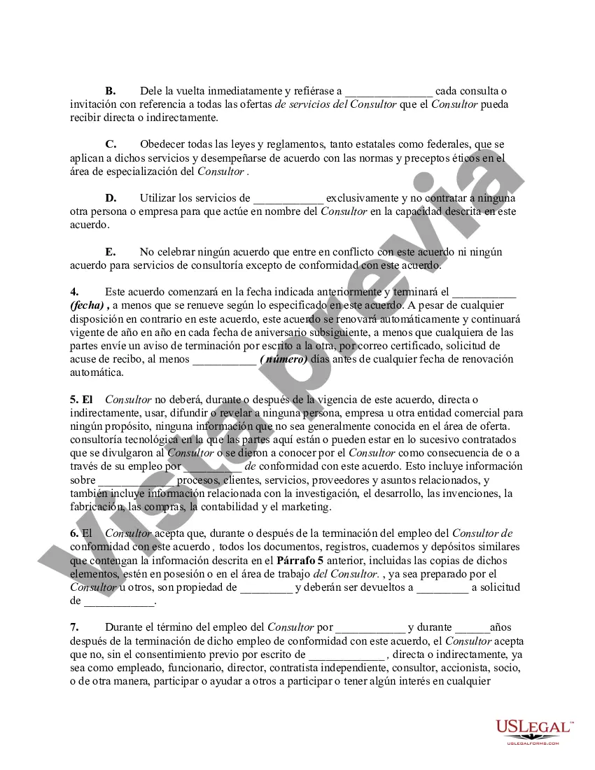 Preview Acuerdo para Asegurar el Negocio de Consultoría para Asesor Técnico