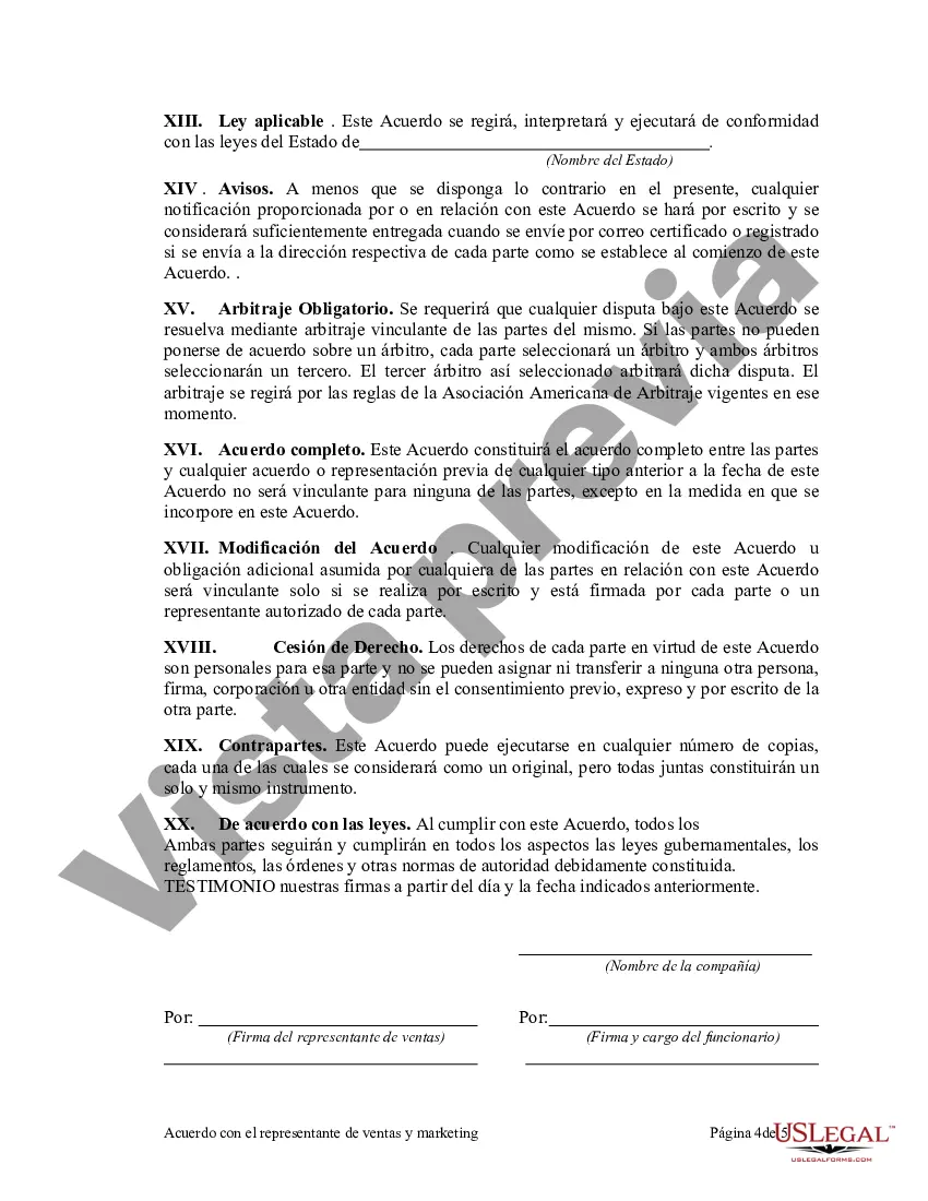 Preview Acuerdo con Representante de Ventas y Marketing