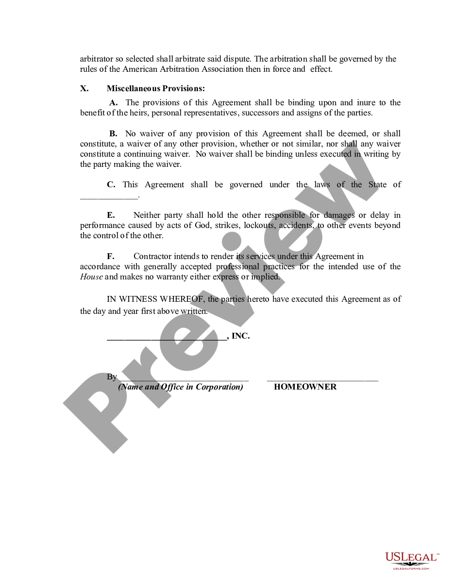 page 2 Agreement Between Contractor and Owner to Remodel Residential Building preview