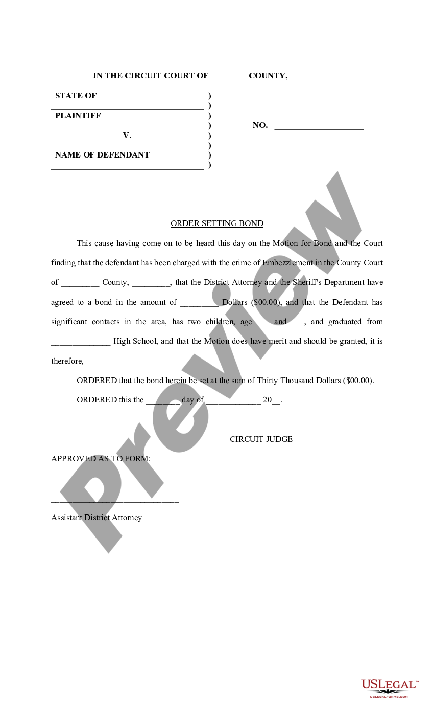 order-setting-bond-setting-bond-us-legal-forms