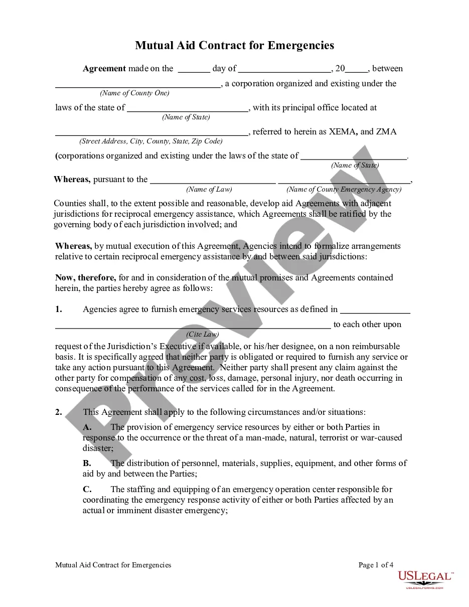 mutual aid agreement template
