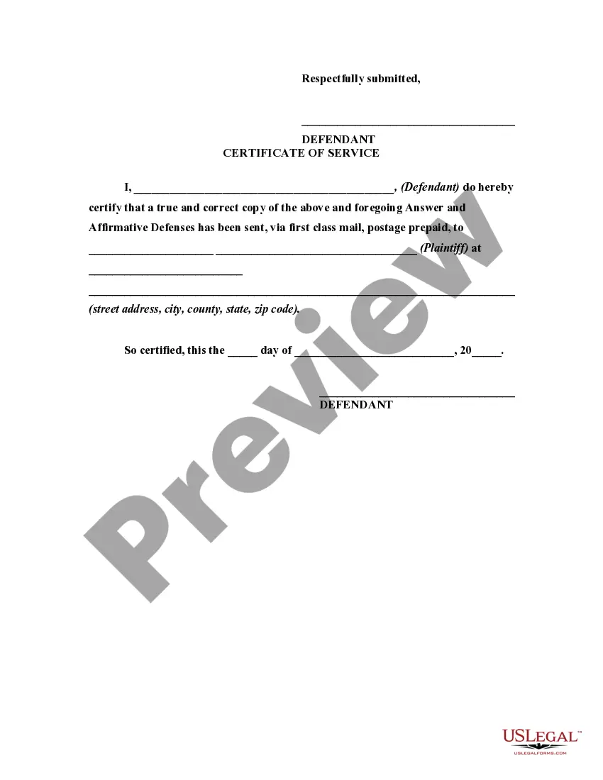 Get Answer by Defendant in a Civil Lawsuit Alleging the Affirmative Defense of the Cause of Action being Barred by Laches Preview Answer by Defendant in a Civil Lawsuit Alleging the Affirmative Defense of the Cause of Action being Barred by Laches