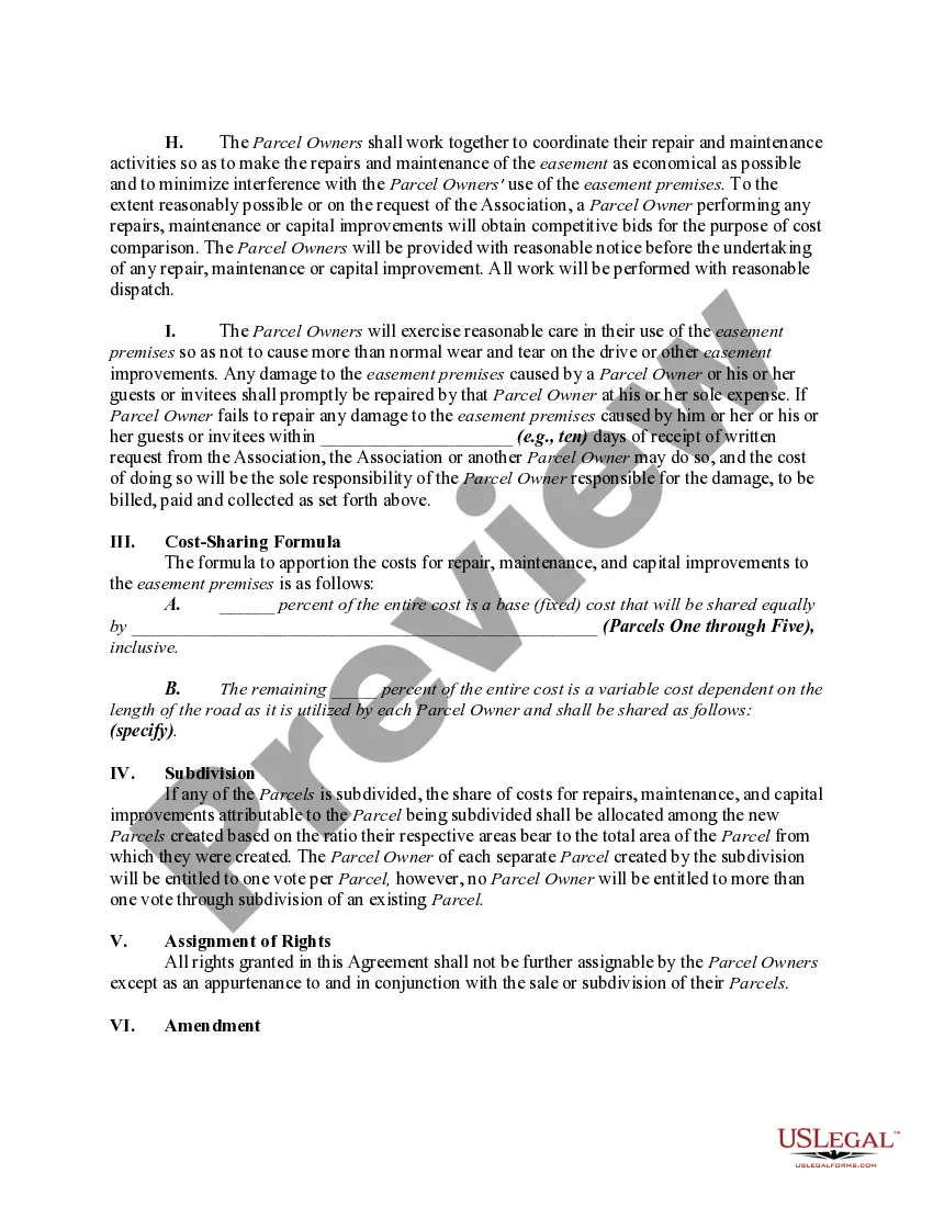 Get Declaration of Easement for Common Private Drive Among Several Landowners and Agreement as to its Maintenance Preview Declaration of Easement for Common Private Drive Among Several Landowners and Agreement as to its Maintenance