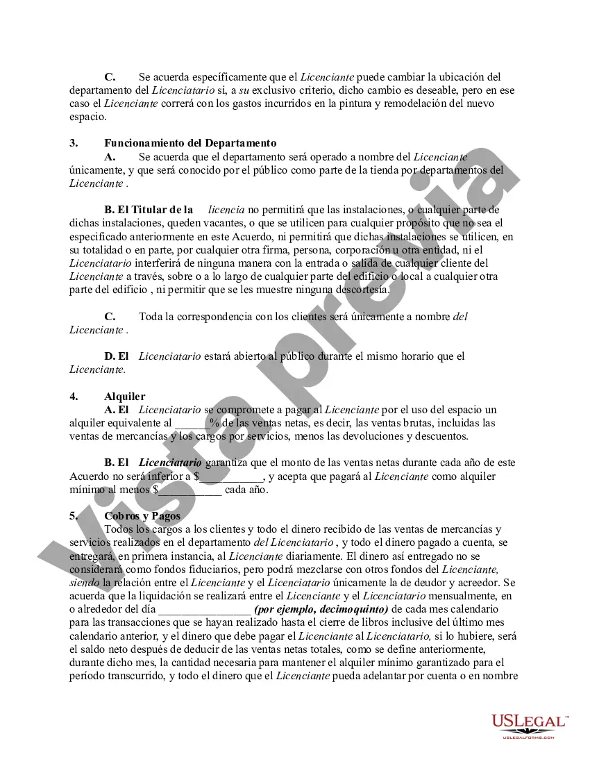 Get Operación de una Concesión en una Tienda por Departamentos Preview Operación de una Concesión en una Tienda por Departamentos