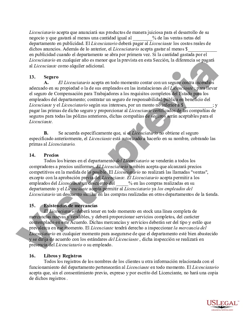 Get Operación de una Concesión en una Tienda por Departamentos Preview Operación de una Concesión en una Tienda por Departamentos