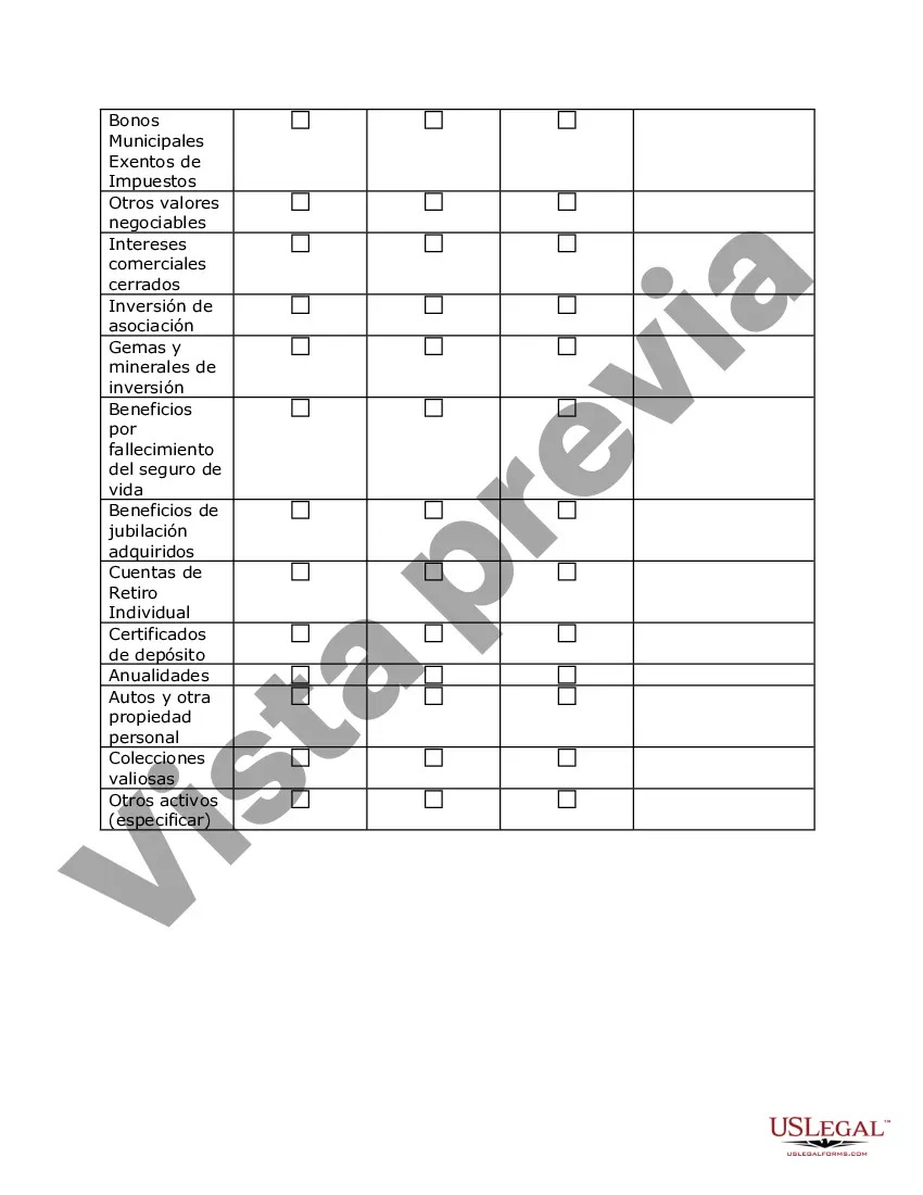 Preview Información de planificación personal y hojas de trabajo de inventario de documentos: un documento de vida legal