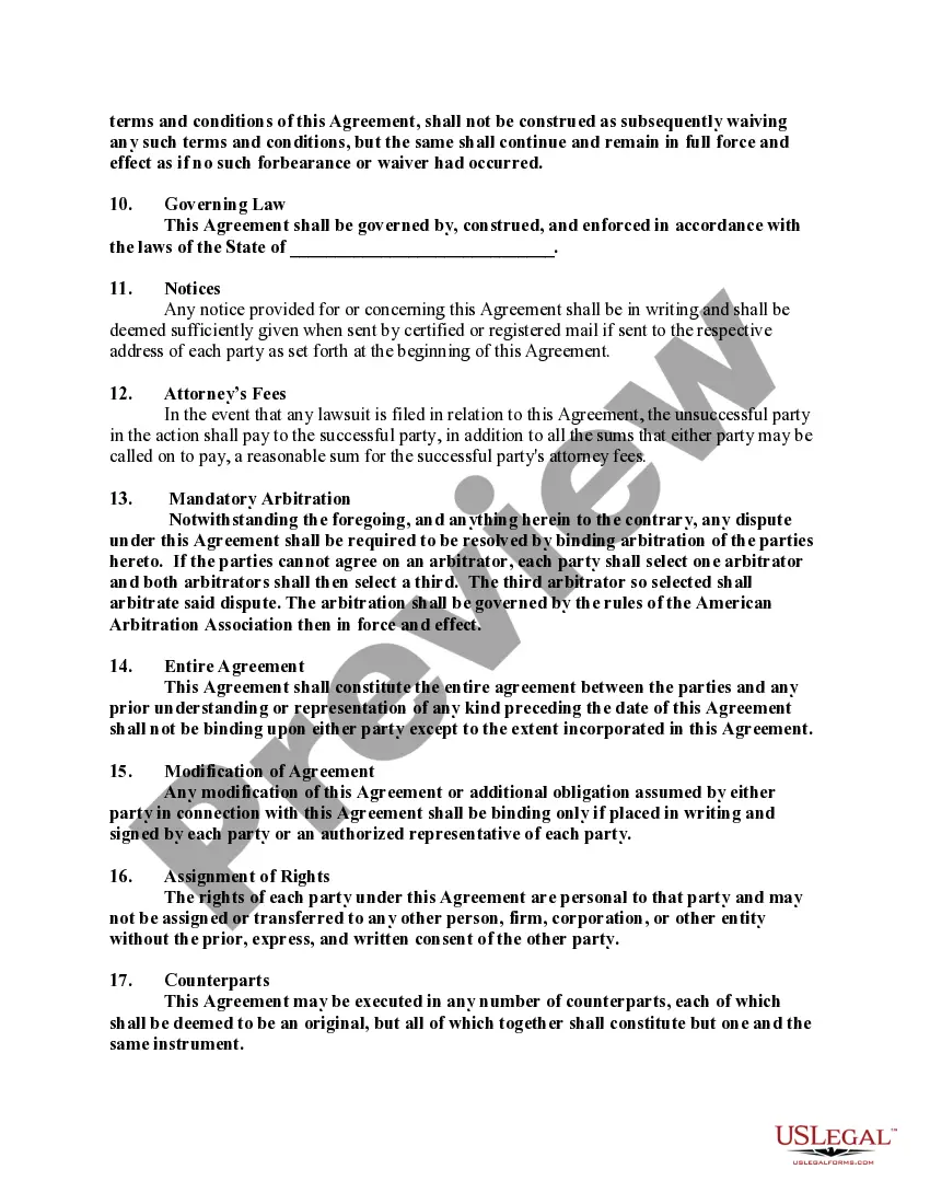 Get License Agreement Allowing the Operation of Washing, Drying, and Laundry Equipment on Real Property of Another Preview License Agreement Allowing the Operation of Washing, Drying, and Laundry Equipment on Real Property of Another