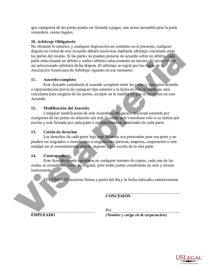 Preview Contrato de Trabajo de Gerente de Tienda para Servicio de Reparación de Automóviles en Concesionario de Automóviles
