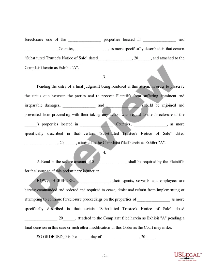 Get Order Granting Preliminary Injunction Preview Order Granting Preliminary Injunction