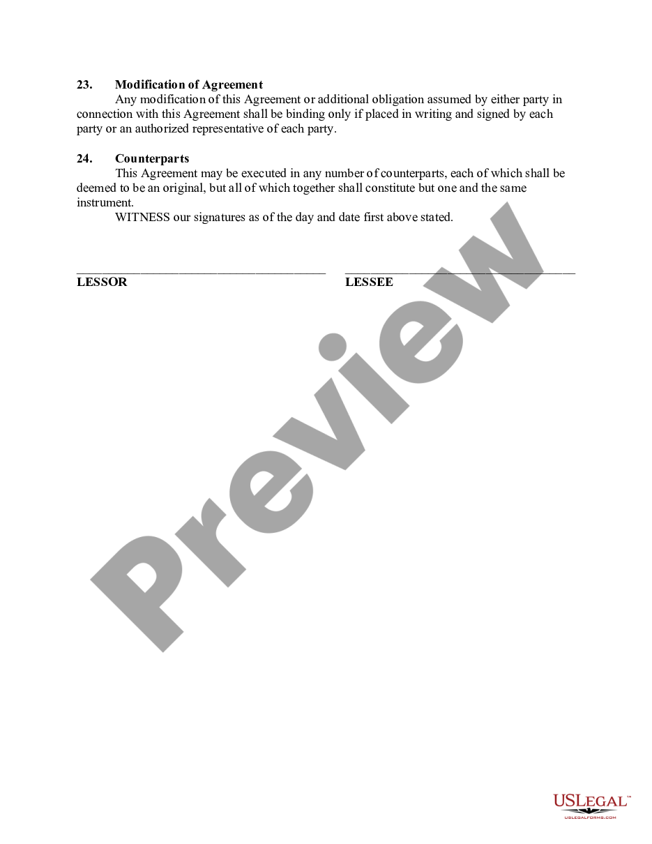 page 3 Lease or Rental Agreement of Horse Trailer with Option to Purchase and Own - Lease or Rent to Own preview