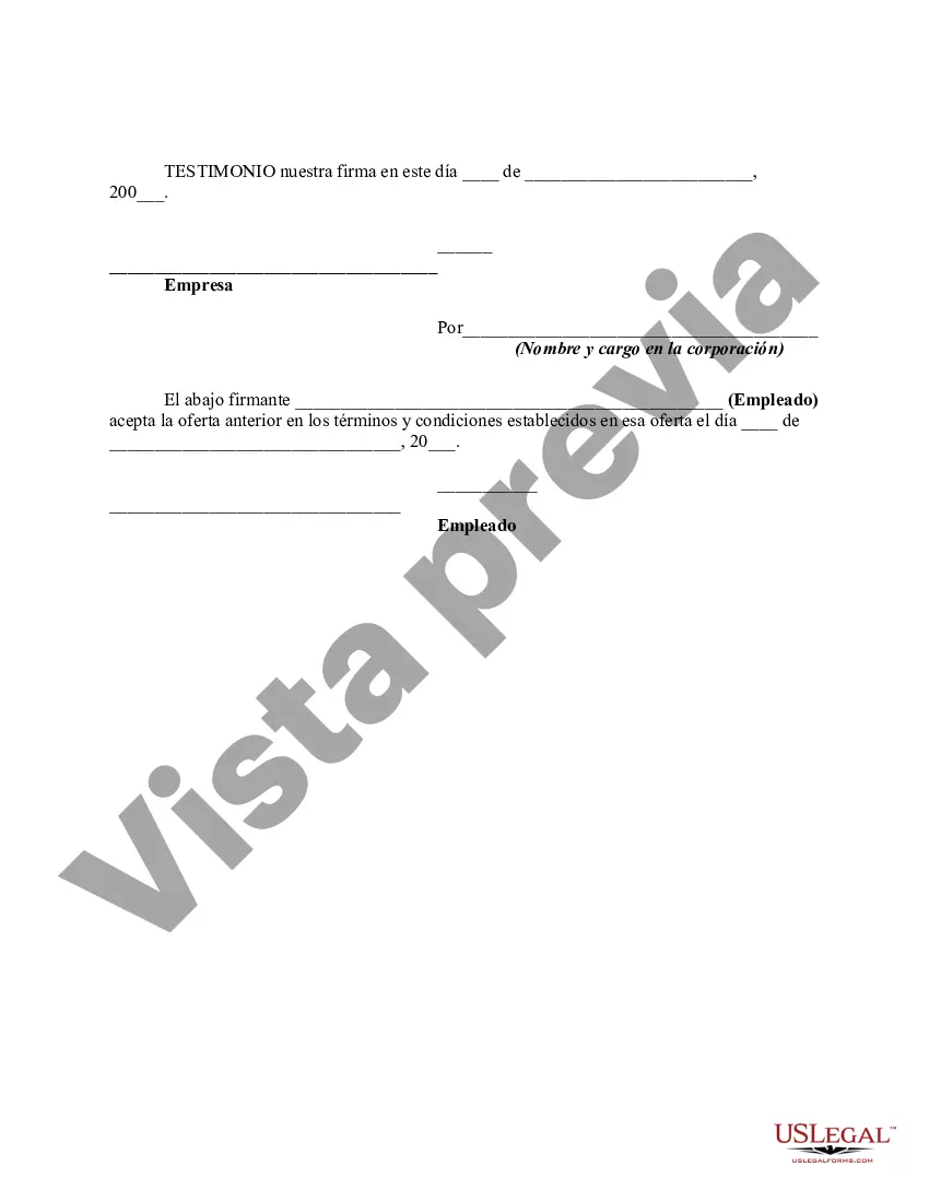 Preview Oferta y Aceptación de Empleo