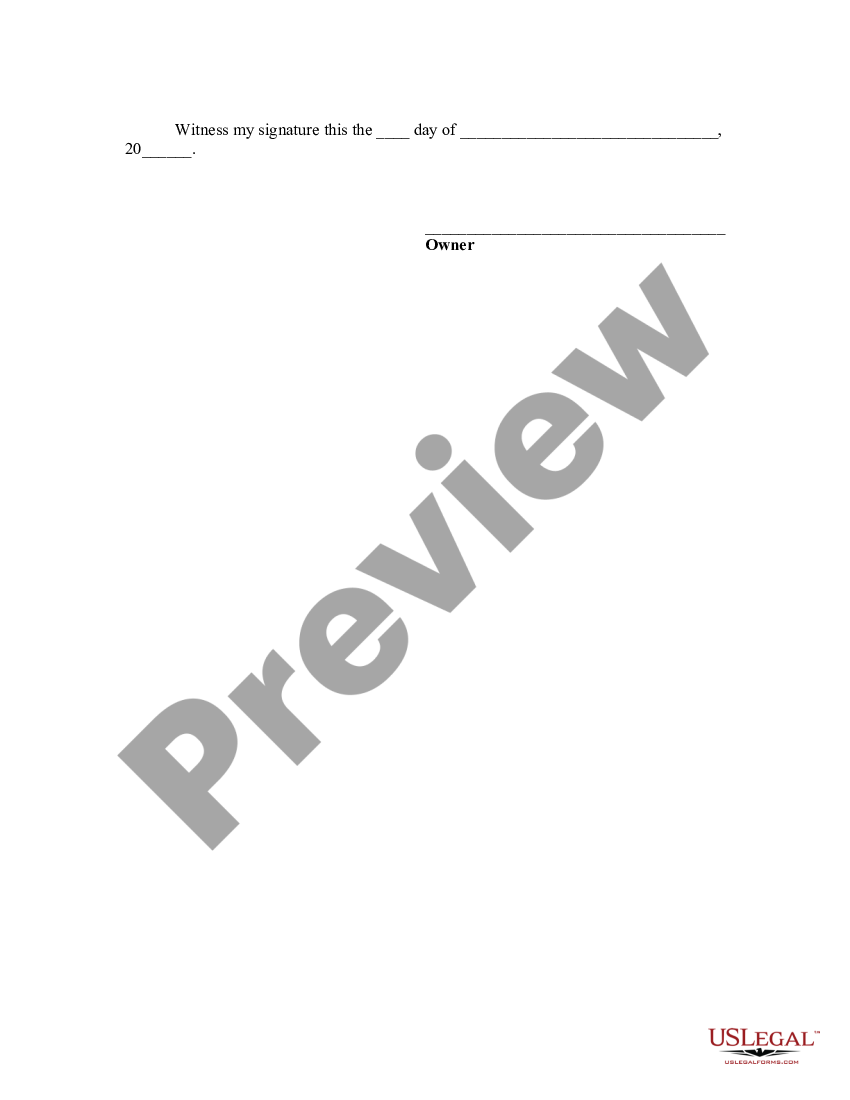 Maine Notice By Landowner To Prevent Acquisition Of Title By Adverse Possession Landowner 4963