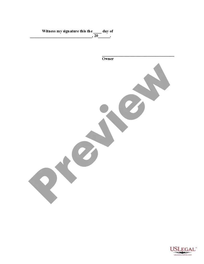 Get Notice by Landowner to Prevent Acquisition of Title by Adverse Possession - Squatters Rights Preview Notice by Landowner to Prevent Acquisition of Title by Adverse Possession - Squatters Rights